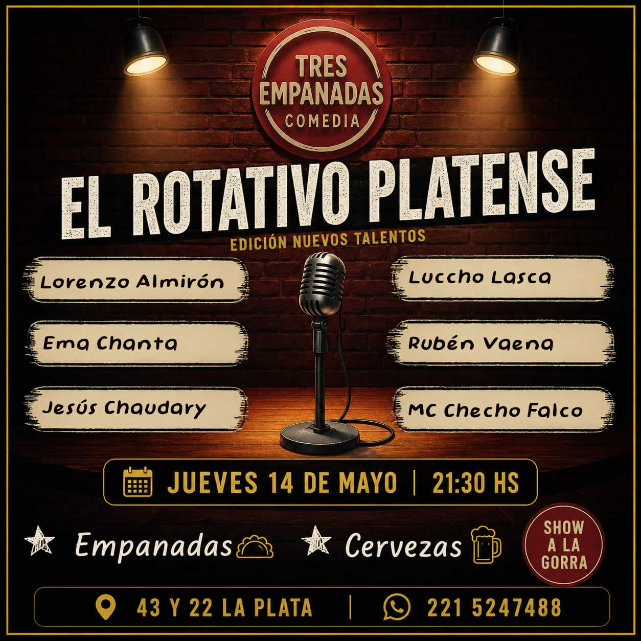 Flyer de El Rotativo Platense — jueves 14 de mayo